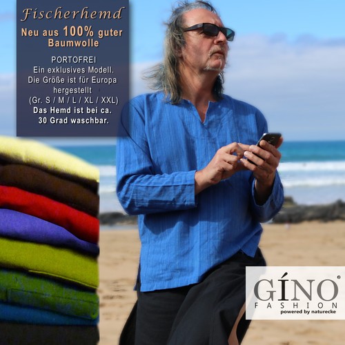 Neu fischerhemd hippie freak - neu,