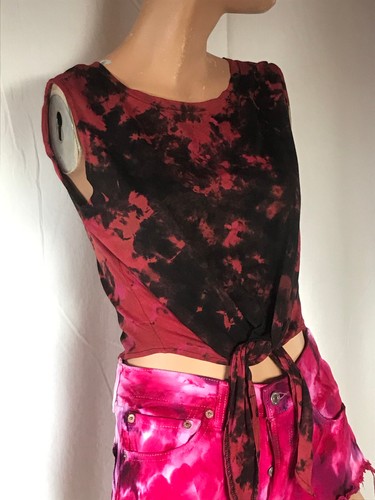 Shirt crop top - shirt, knoten