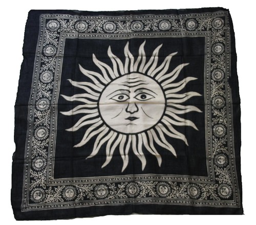 Tuch 1x1m sonne halstuch - tuch, (