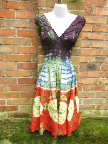 Kleid sommerkleid batik free - kleid,