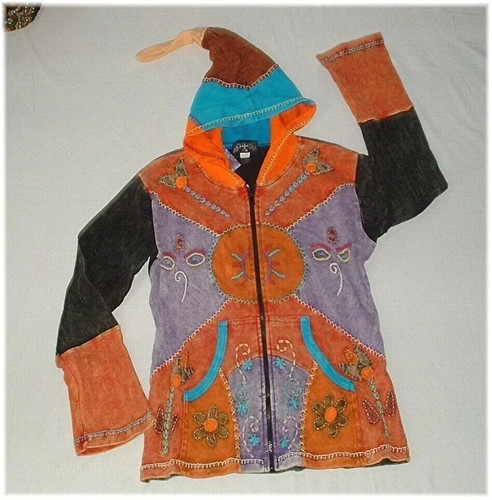 Neu boho patch jacke - neu*l/xl*boho,
