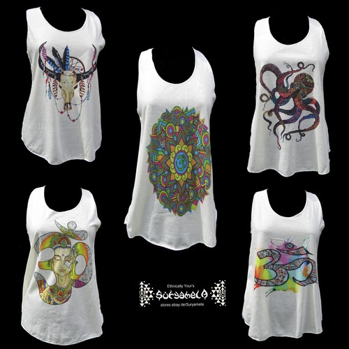 ॐ shirt trance singlet - ॐ, om